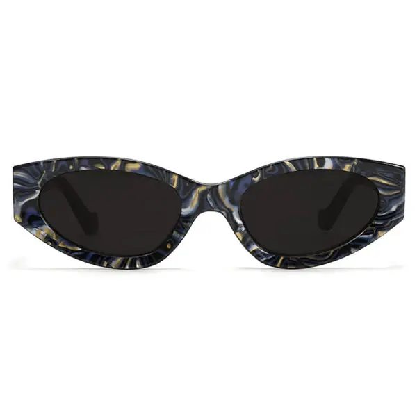 Kat x Money Moves - Dark Blue Prescription | Color: Black - Yellow | Size: OS