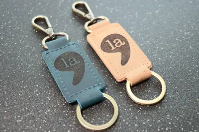 Kamala Harris Keyring, Comma La, Kamla-La Keyring, Biden Harris 2020