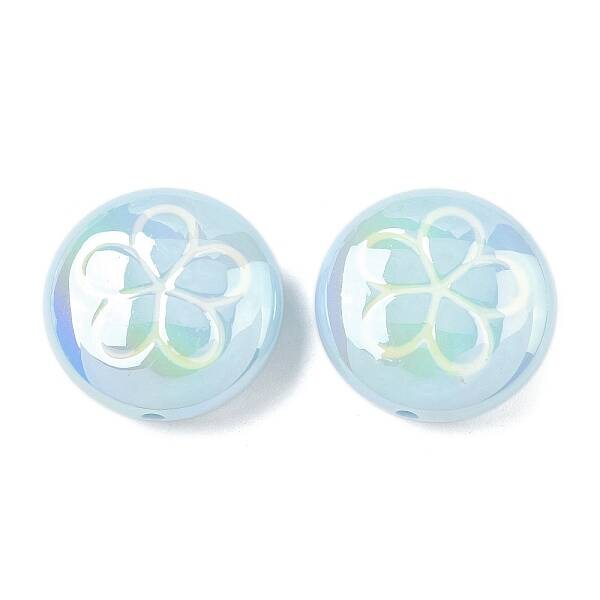 2Pcs UV Plating Acrylic Beads