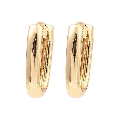 Brass Hoop Earrings