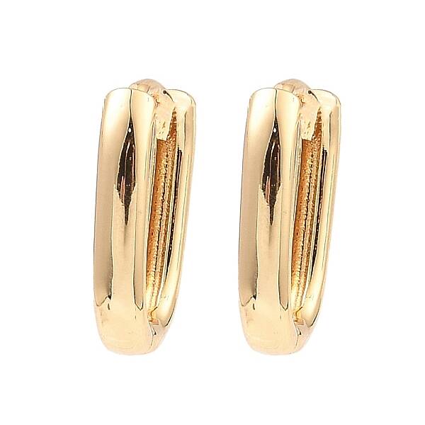 Brass Hoop Earrings