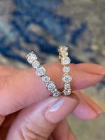 Simple Round Shaped Zirconia Decorated Ring, Cluster Ring, Fashion Jewelry for Party, Daily Clothing Decor, Trendy All-match ...