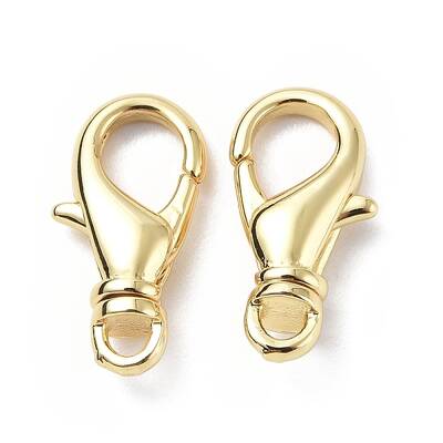 Eco-Friendly Rack Plating Brass Lobster Claw Clasps