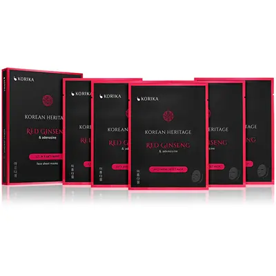 Korika Set Di Maschere Anti-Età In Tessuto Korean Heritage 5 × 25 G