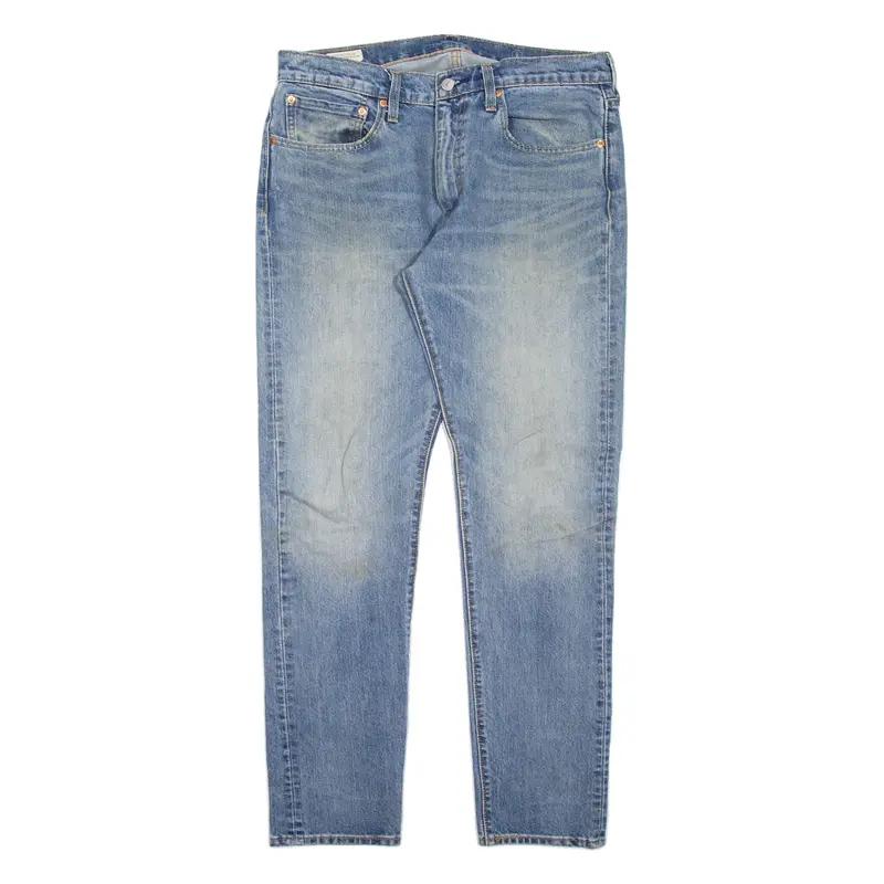 LEVI'S 512 BIG E Mens Jeans Blue Slim Tapered W34 L32