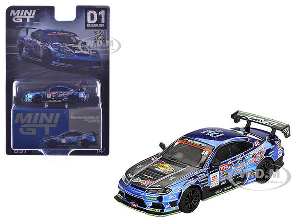 Nissan Silvia (S15) D-MAX RHD (Right Hand Drive) #46 Masao Suenaga D-MAX Racing D1 Grand Prix (2023) Limited Edition 1/64...