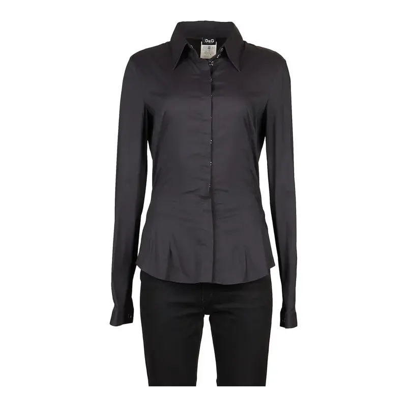 Dolce & Gabbana Shirt - Medium Black Cotton