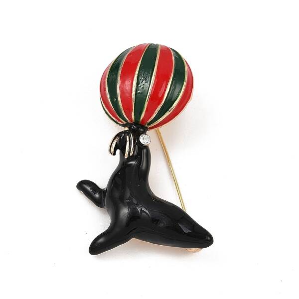 Sea Lion Playing Ball Enamel Pins