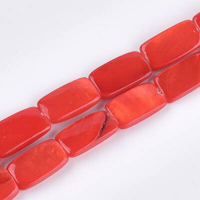 Spray Painted Freshwater Shell Beads