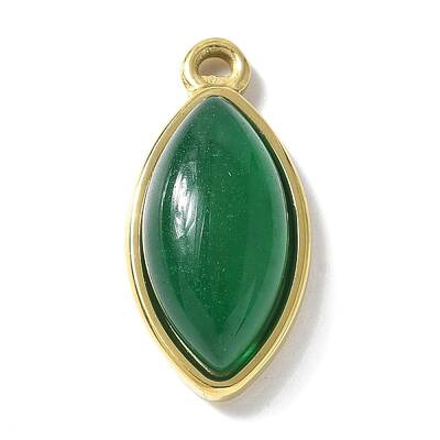 Natural Green Onyx Agate(Dyed & Heated) Pendants