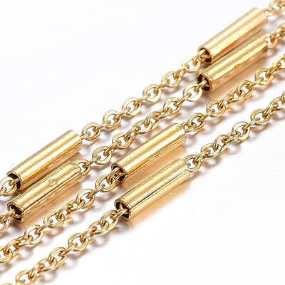Handmade Ion Plating(IP) 304 Stainless Steel Cable Chains