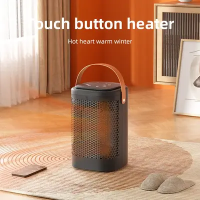 Electric heating indoor heater, 3-speed temperature control portable heater, remote control 12 hours timing, office home upgr...