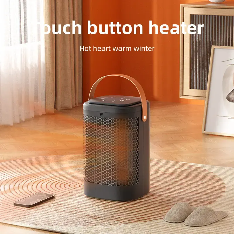 Electric heating indoor heater, 3-speed temperature control portable heater, remote control 12 hours timing, office home upgr...