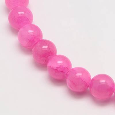 Dyed Natural Green Jade Beads Strands