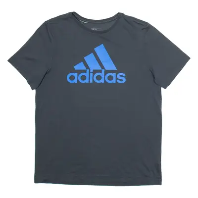ADIDAS Boys T-Shirt Grey 13-14Y