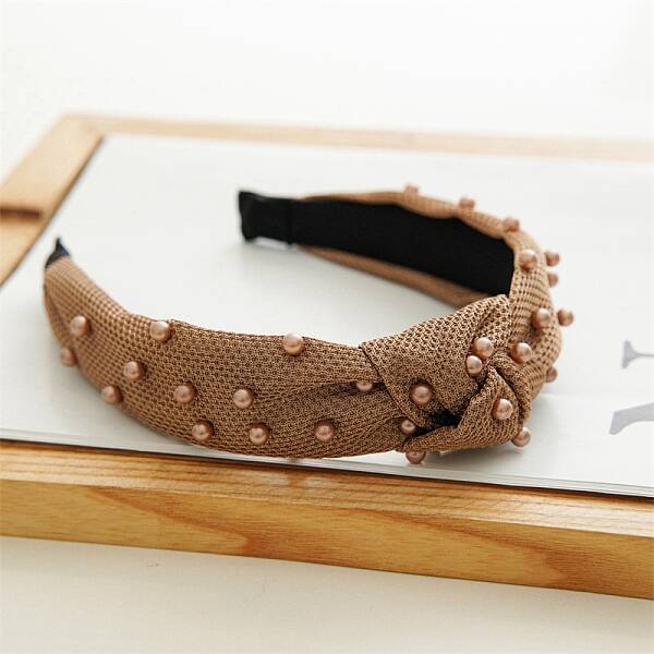 Mesh Beaded Cloth Hair Bands