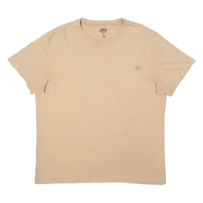 DICKIES Mens T-Shirt Beige XL