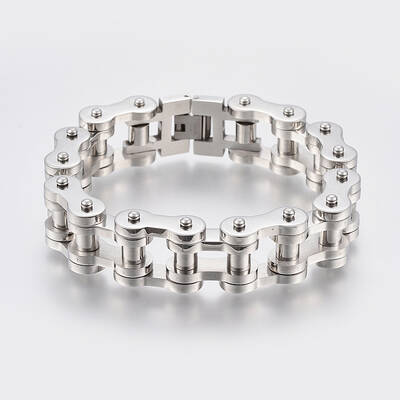 Tarnish Resistant Men's 201 Stainless Steel Bracelets