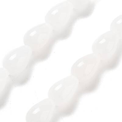 Natural White Jade Beads Strands