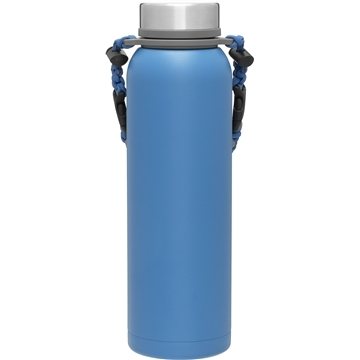 24 Custom 32 oz h2go pine - Matte Steel Blue - Vacuum Insulated