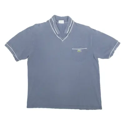 LACOSTE Mens Polo Shirt Blue L