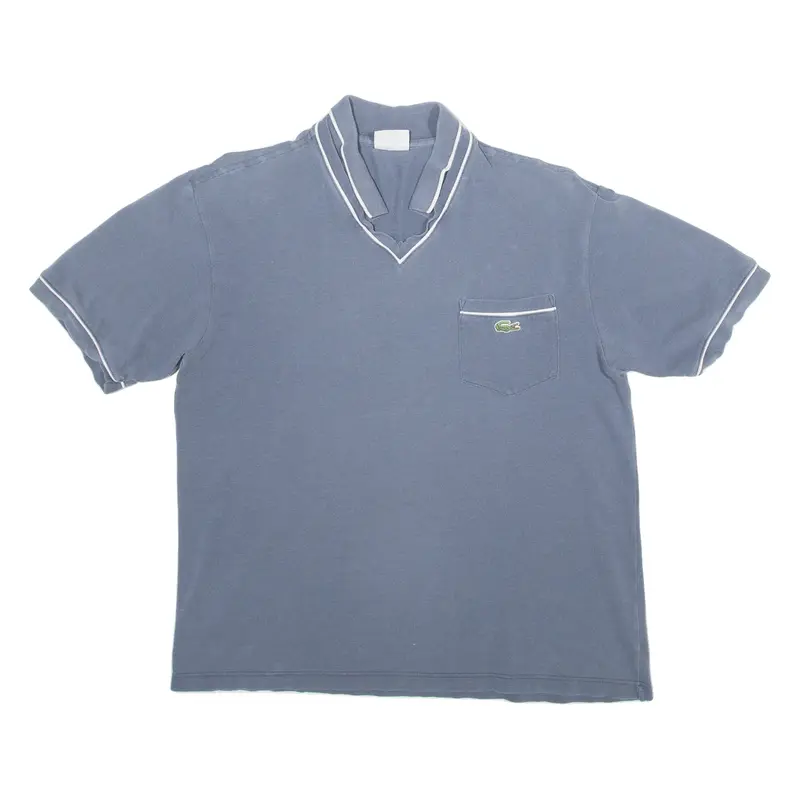LACOSTE Mens Polo Shirt Blue L