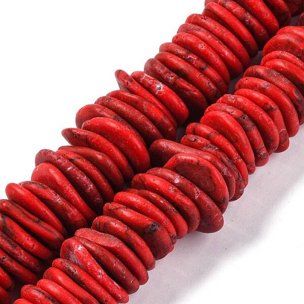 Graduated Synthetic Turquoise Beads Strands