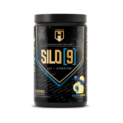 HOSSTILE Silo[9] Essential Amino Acids - 30 Servings, EAA & BCAA Powder Supplement with Electrolytes for Hydration & Muscle S...