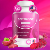 Organic total beet root powder extract Capsulessupplement strong root vegetables for HeartHealth, Circulation & Blood Pressur...