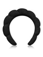 Cute Cloud Shaped Hair Hoop, Solid Color Headband, Puffy Headband, Soft Sponge Hair Hoop for Women's Long Hair, Makeup, Hydro...