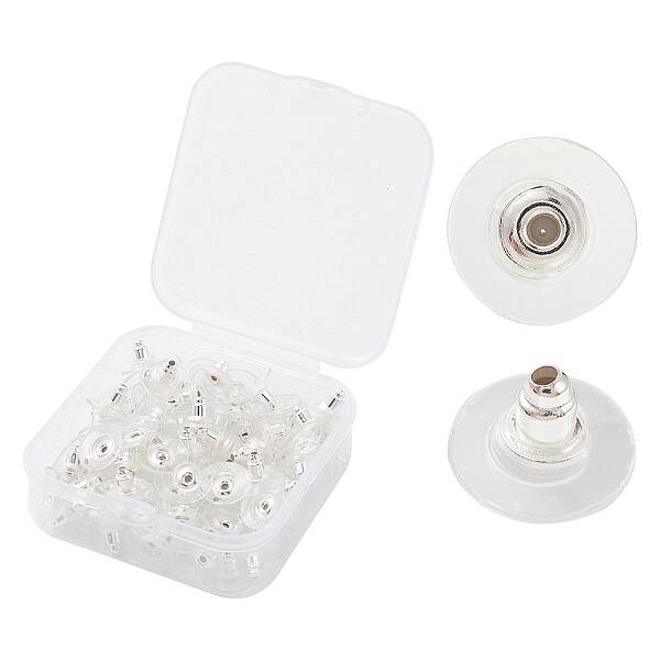 100Pcs Iron Clutch Earring Backs