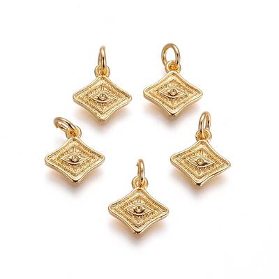Brass Pendant Rhinestone Settings