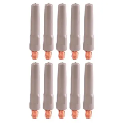 10-Piece Set of Innovative Non-Stick Welding Nozzles for Improved Welding Efficiency