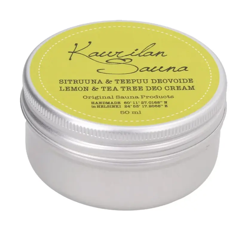 Kaurilan sauna Lemon and Tea Tree Deodorant Cream (50 ml)