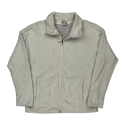 The North Face Zip Up - Large White Polyester