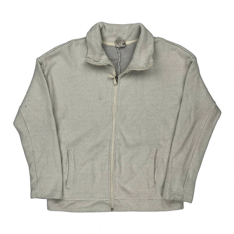 The North Face Zip Up - Large White Polyester
