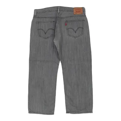 569 Levis Jeans - 36W 30L Grey Cotton