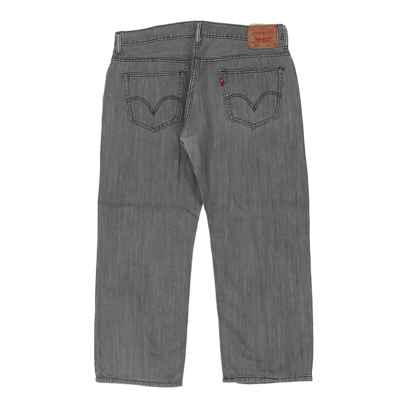 569 Levis Jeans - 36W 30L Grey Cotton