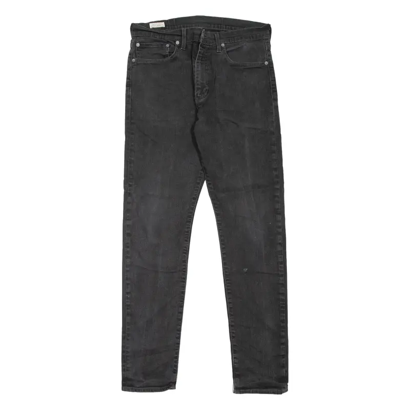 LEVI'S 512 BIG E Jeans Mens Black Slim Tapered W34 L34