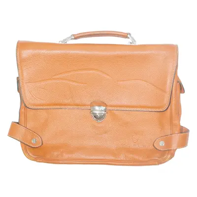 TONINO LAMBORGHINI Mens Laptop Bag Brown Leather