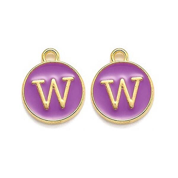 Golden Plated Alloy Enamel Charms