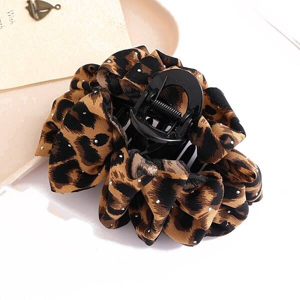 Flower Plastic Claw Hair Clips