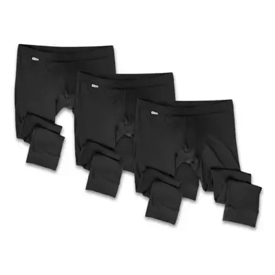 The Black Long John Set 3-Pack | Color: Black | Size: L | 33-36″