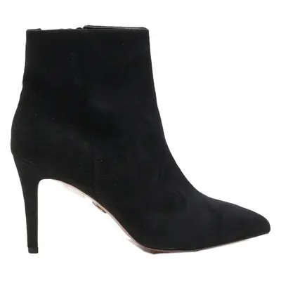 BUFFALO Ankle Boots Black Leather Womens UK 8