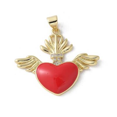 Brass Enamel Pendants