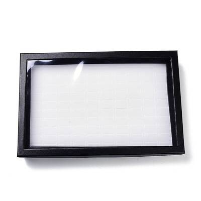 100 Slot Rectangle Cardboard Jewelry Ring Boxes