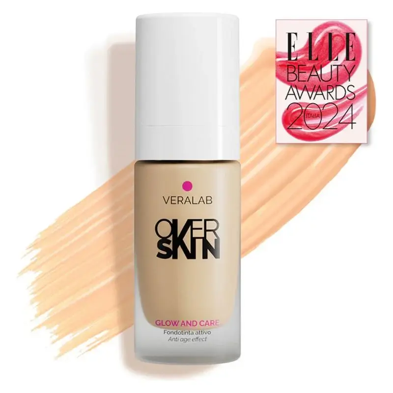 Overskin Glow And Care - Active, Luminous and Moisturizing Foundation 04 - Cream 30 ml