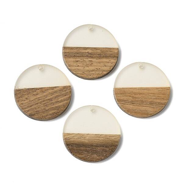 Luminous Glow in the Dark Wood & Resin Pendant