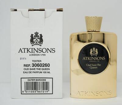 Atkinsons Oud Save The Queen Perfume for Women - Eau de Parfum Spray TESTER 3.4 oz