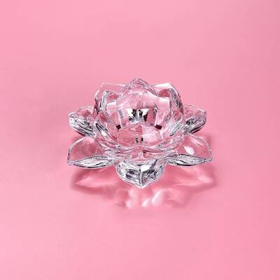 Glass Candle Holder